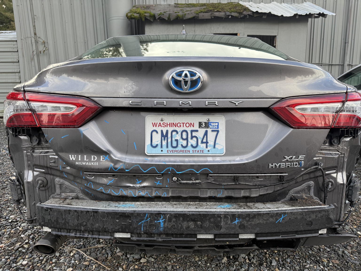 Toyota Camry before repair